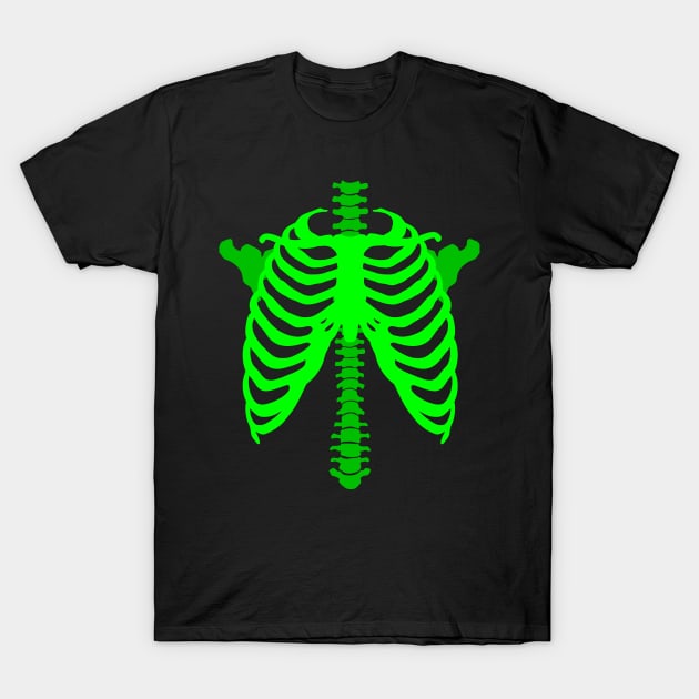 Spooky Szn Skeleton Bones Costume Funny Halloween T-Shirt by OrangeMonkeyArt